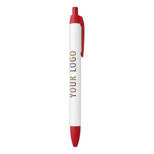 Custom Promotional Pen with Company Logo Red Ink