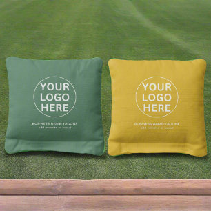 Custom  Promotional Text & Company Logo Branding Cornhole Bags