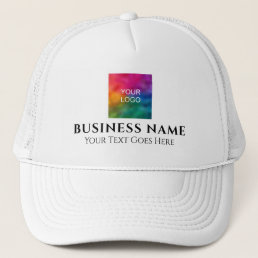 Custom Promotional Work Add Upload Company Logo Trucker Hat