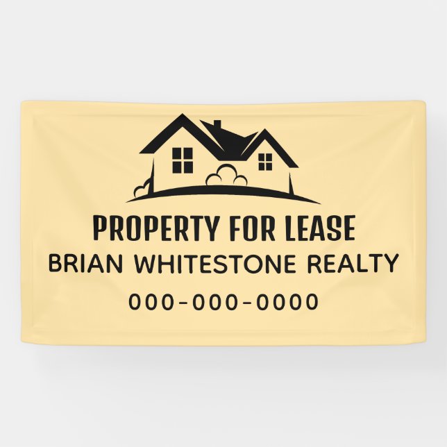 Custom Property for Lease Professional Real Estate Banner (Horizontal)