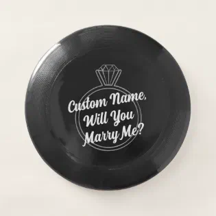Custom Proposal | Creative Will You Marry Me? Wham-O Frisbee