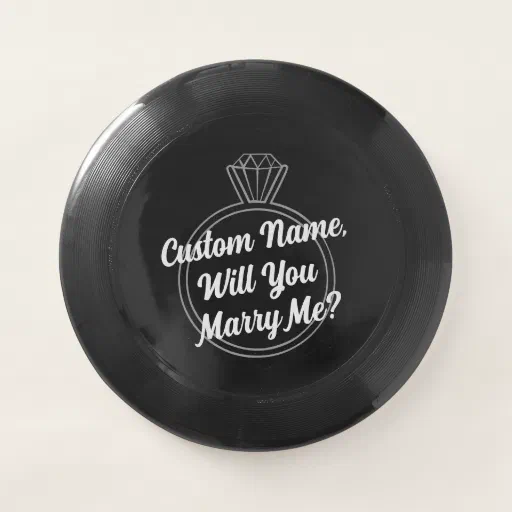 Custom Proposal | Creative Will You Marry Me? Wham-O Frisbee