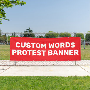 Custom Protest Banner
