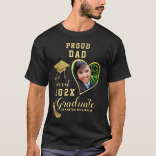 Custom Proud Dad of a Class of 2025 Graduate T-Shirt