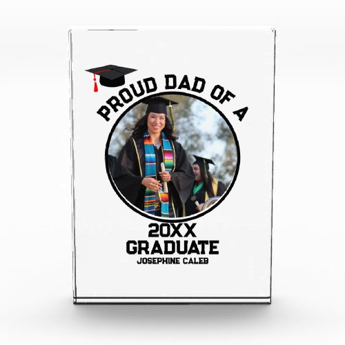 Custom Proud Dad of a Graduate Photo 