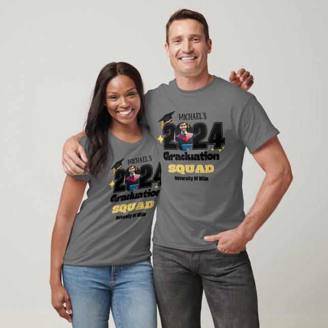 Custom Proud Family of a Graduate Matching T-Shirt (Unisex)