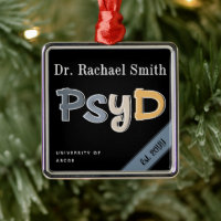 Custom PsyD Doctor of Psychology Graduation Chic