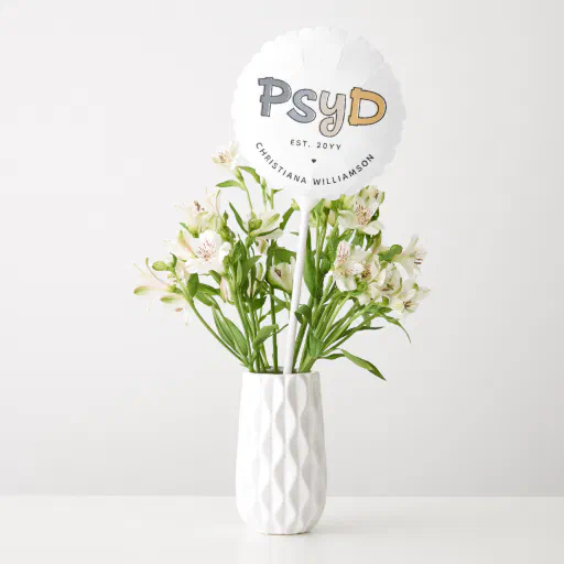 Custom PsyD Doctor of Psychology Psychologist Balloon