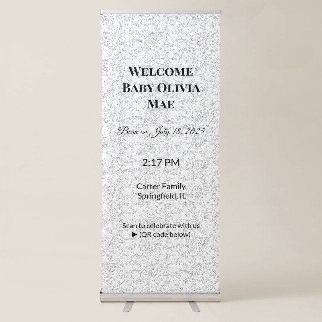 Custom Pull Up Banner | Vertical & Tabletop Retrac (Front)