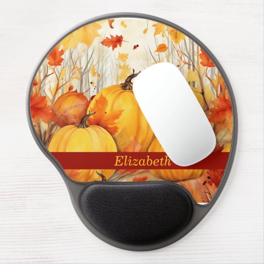 Custom Pumpkin Maple Leaf Fall Autumn Themed