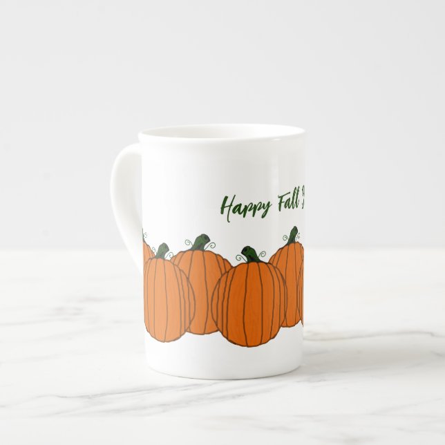 Custom Pumpkin Mug  (Front Left)