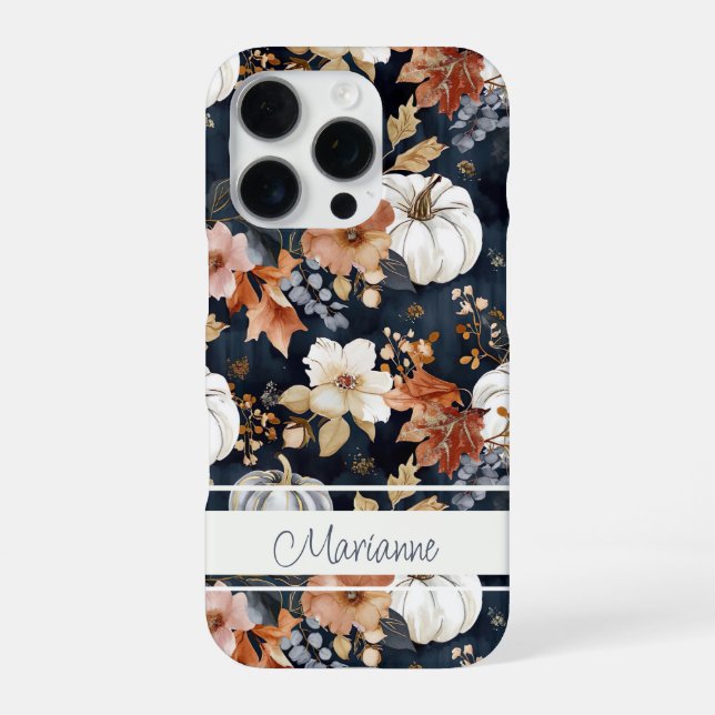 Custom Pumpkin Pattern Phone Case (Back)