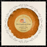 Custom Pumpkin Pie Product Sticker