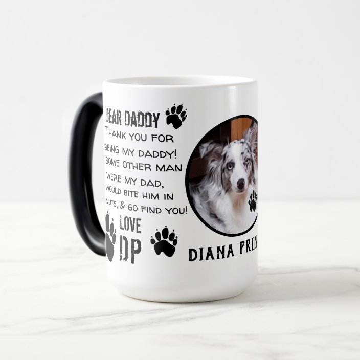 dear dad dog mug