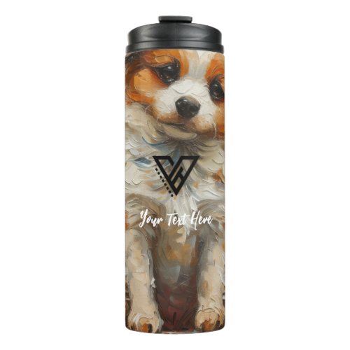 Custom  Puppy Portrait Tumbler