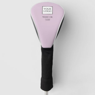 Custom Purple Business Logo Branded Driver Golf Head Cover