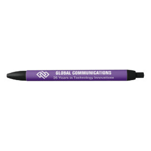Custom Purple Cyber Technology Computer Company Pen