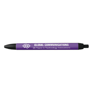 Custom Purple Cyber Technology Computer Company Pen