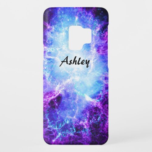 Custom Purple Galaxy Tough Galaxy S6 Case