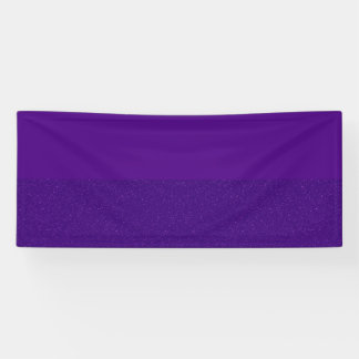 Custom Purple Glitter Bottom Banner
