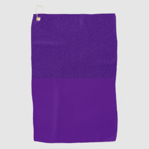 Custom Purple Glitter Golf Towel – Vertical Split