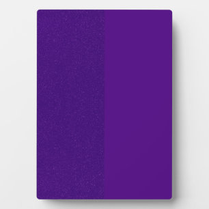 Custom Purple Glitter & Matte Easel Plaque
