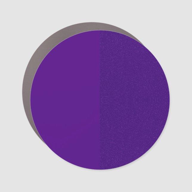 Custom Purple Glitter Side Car Magnet (Front)