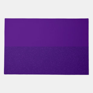 Custom Purple Glitter Split Doormat