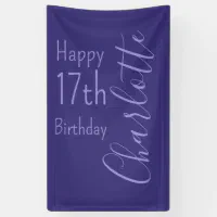 happy 17th birthday banner