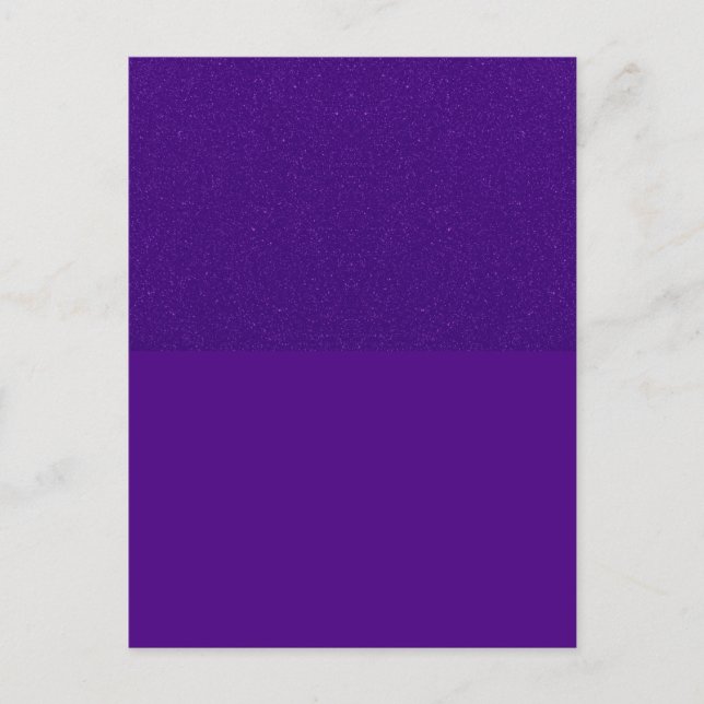 Custom Purple Noise Invitation Postcard (Front)
