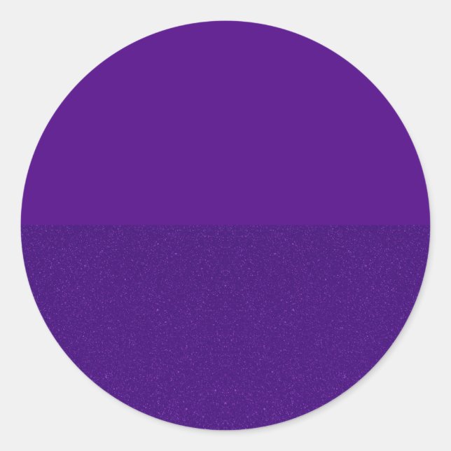 Custom Purple Noise Round Sticker (Front)