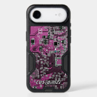 Custom Purple PCB Circuit Board for IT Pros 2