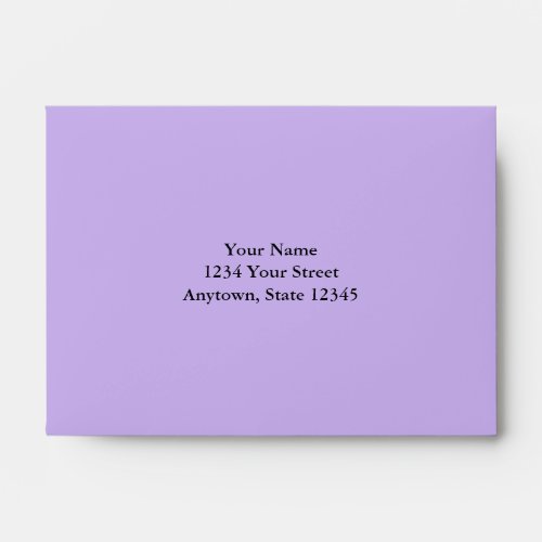 Custom Purple Pre_Addressed Invitation Envelopes