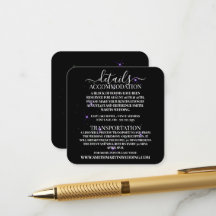 Custom Purple Stars Black Details