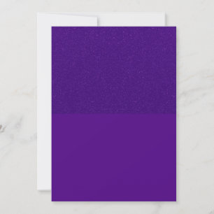 Custom Purple Two-Tone Flat Save The Date Card