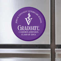 Custom Purple Veterinary School Graduation