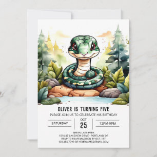 Custom Python Children Birthday Invitation