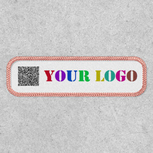 Custom QR Code and Logo Business Patch Template