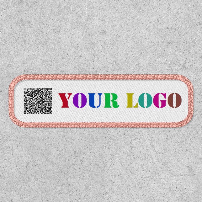 Custom QR Code and Logo Business Patch Template (Front)