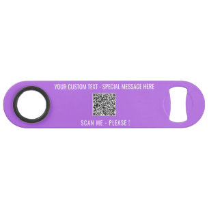 Custom QR Code and Text Bar Key Choose Color