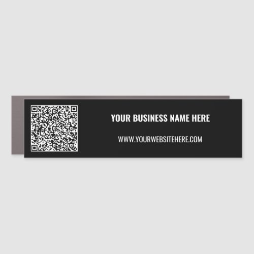 Custom QR Code and Text Magnet _ Choose Color