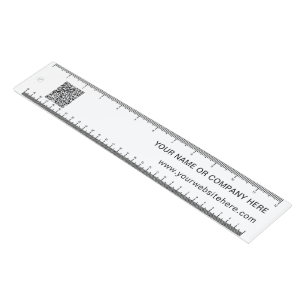 Custom QR Code and Text Ruler - Choose Colors