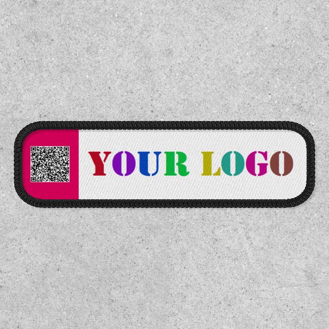 Custom QR Code and Your Company Logo Patch (Front)