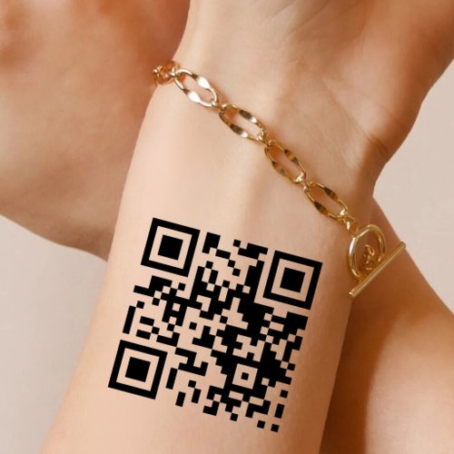 Custom qr Code Bachelorette Bachelor Party Favors Temporary Tattoos