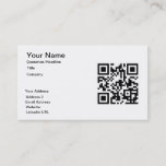 Custom Qr Code Business Cards at Zazzle
