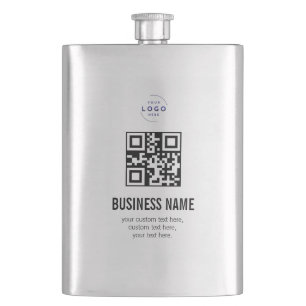 Custom QR Code Business Logo Name Template Flask