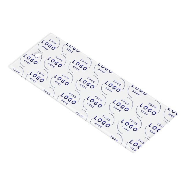 Custom QR Code Business Logo Name Template Ruler (Angled)