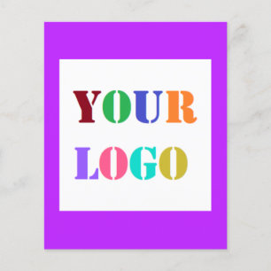 Custom QR Code Business Logo Promotional Flyers