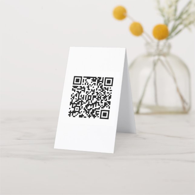 Custom QR Code business  Loyalty Card (Front)