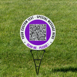 Custom QR Code Business Promotional Outdoor Sign